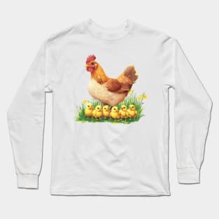 Chicken Lady Long Sleeve T-Shirt